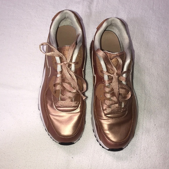 Air Max 90 SE GS 'Metallic Bronze size 5.5Y - Picture 2 of 7